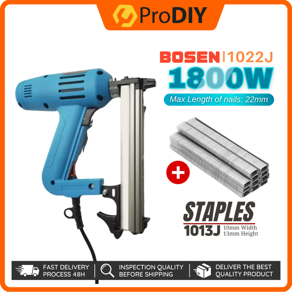 1022J Electric Stapler Gun 1013J 5000pcs Staples Shopee Malaysia