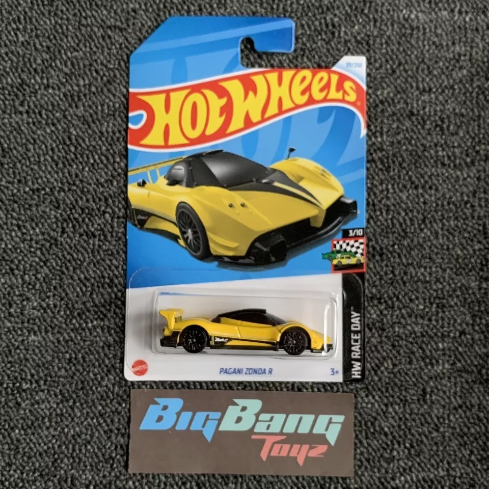 Hot Wheels Pagani Zonda R Yellow Mainline Case J L In Stock