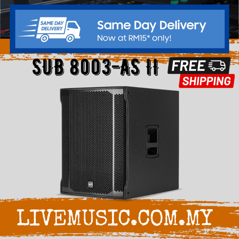 Rcf Sub As Ii Active Subwoofer Sub Asii Sub As Ii