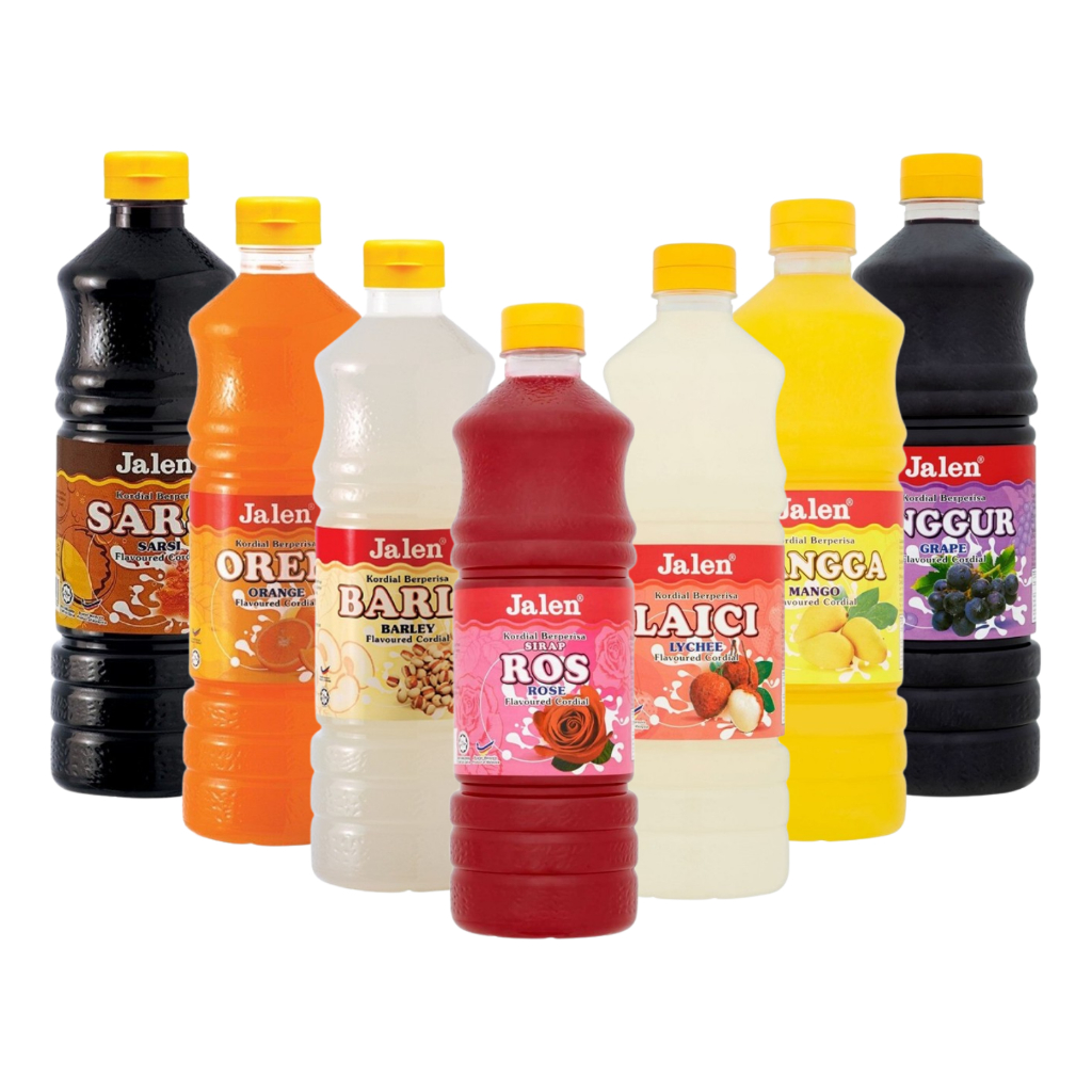 Jalen Flavoured Cordial 1L 7 Flavours Shopee Malaysia