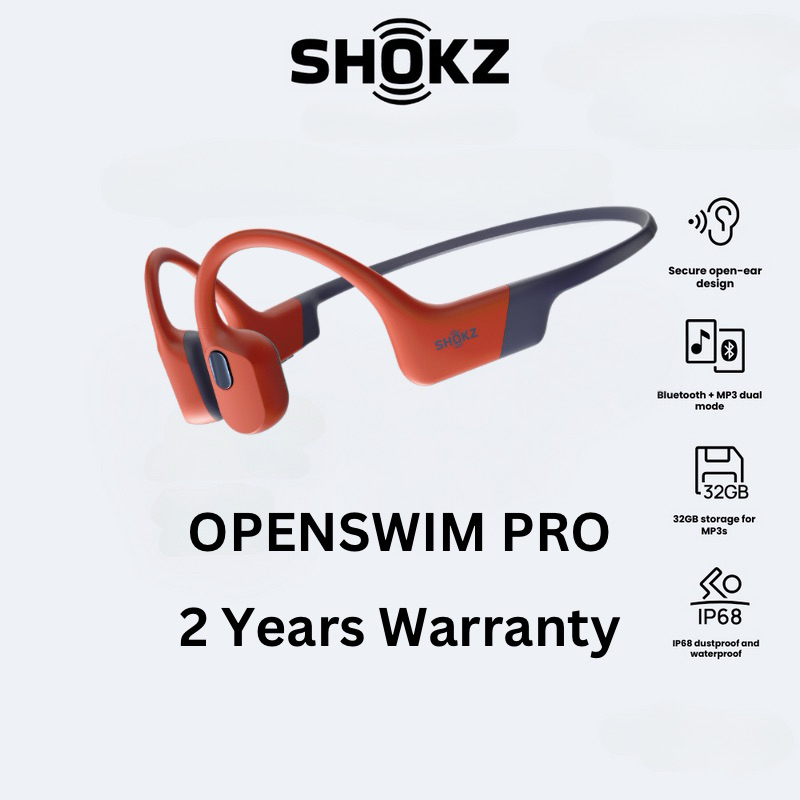 Shokz Openswim Pro Bone Conduction Swimming Headphones Shopee Malaysia