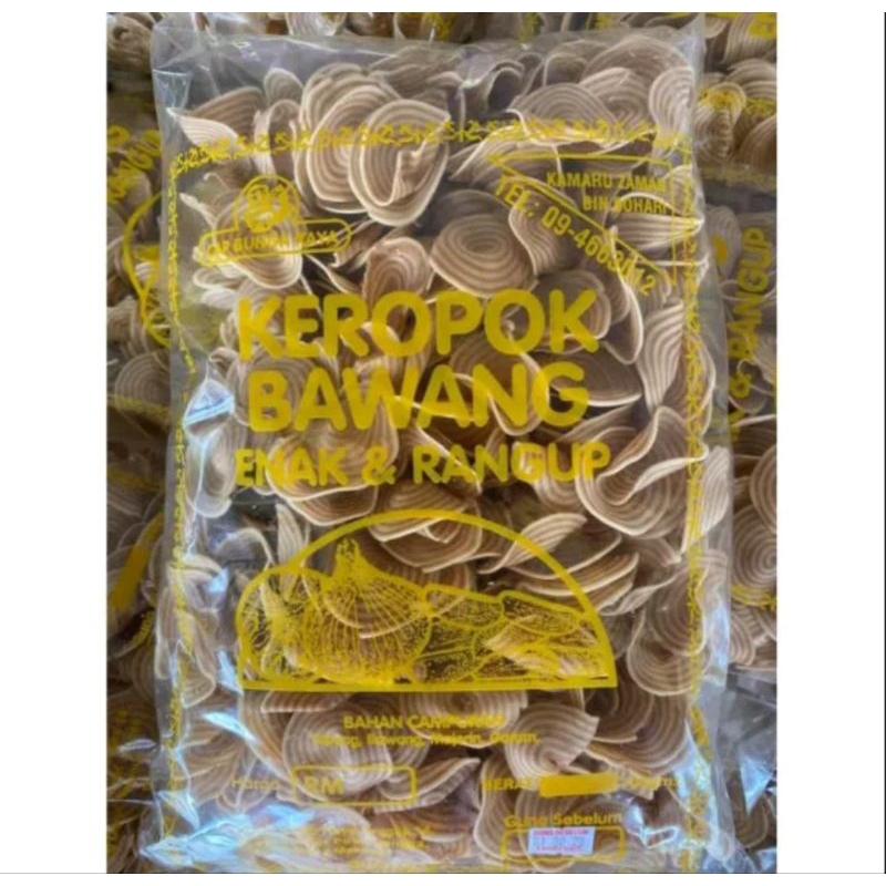 Harga Kilang Kerepek Bawang Pahang Rangup Nipis Crispy G Shopee