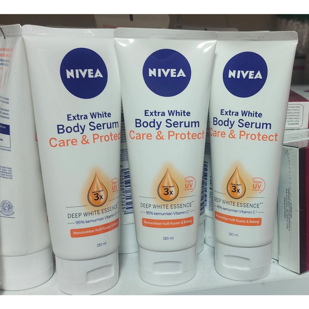 NIVEA Extra White Body Serum Care Protect 180ml Shopee Malaysia