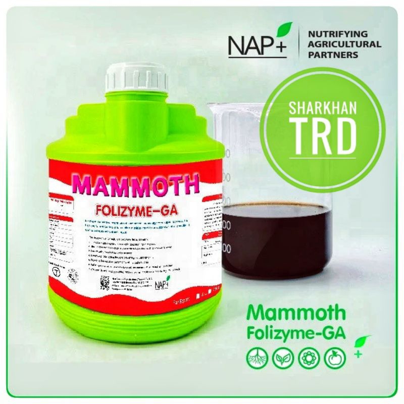 Botol Liter Mammoth Folizyme Ga Napnutriscience Thailand Baja Foliar