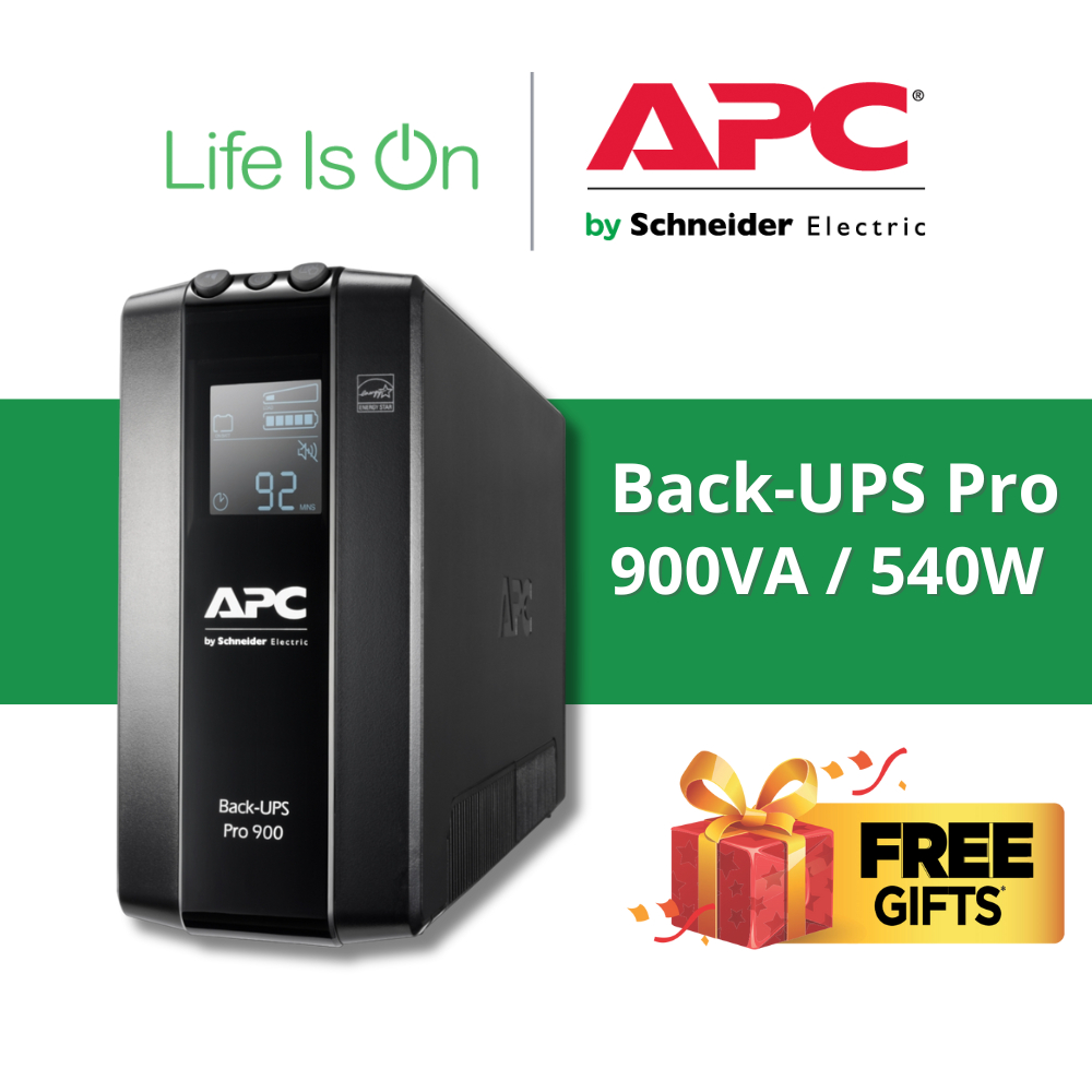 APC BR900MI Back UPS Pro 900VA 540W Tower 230V 6X IEC C13 Outlets