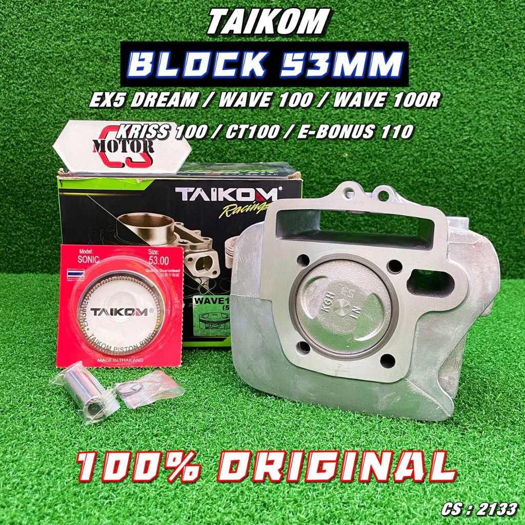 TAIKOM BLOCK EX5 DREAM BLOCK 53 EX5 DREAM ENGINE EX5 BLOCK WAVE 100