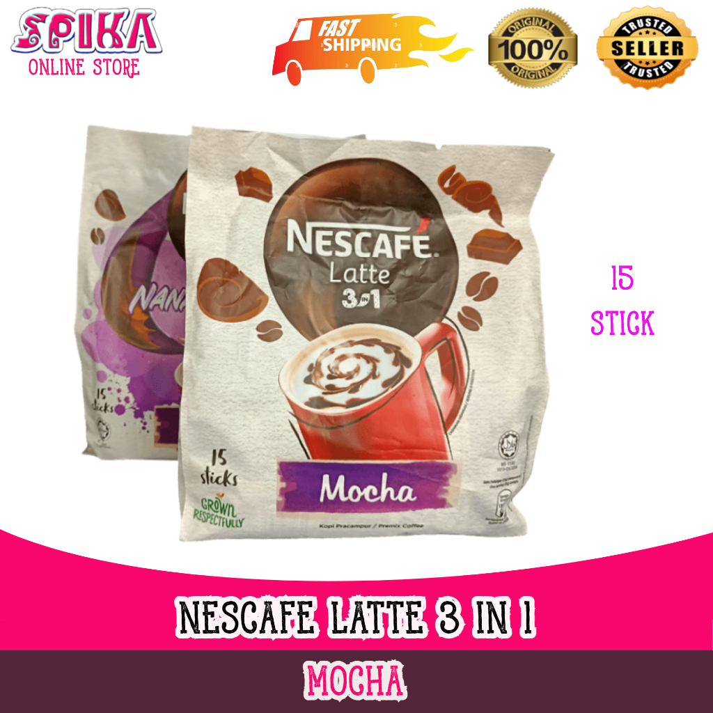 NESCAFE COFFEE LATTE 3 IN 1 MOCHA 31g X 15s Shopee Malaysia