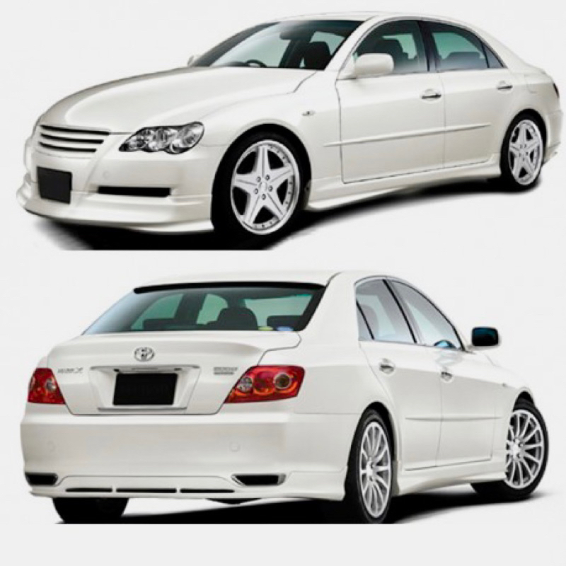 Toyota Mark X Reiz Modellista Bodykit Body Kit Front Side