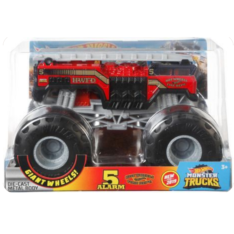 Hot Wheels Monster Trucks Alarm Scale Giant Wheels