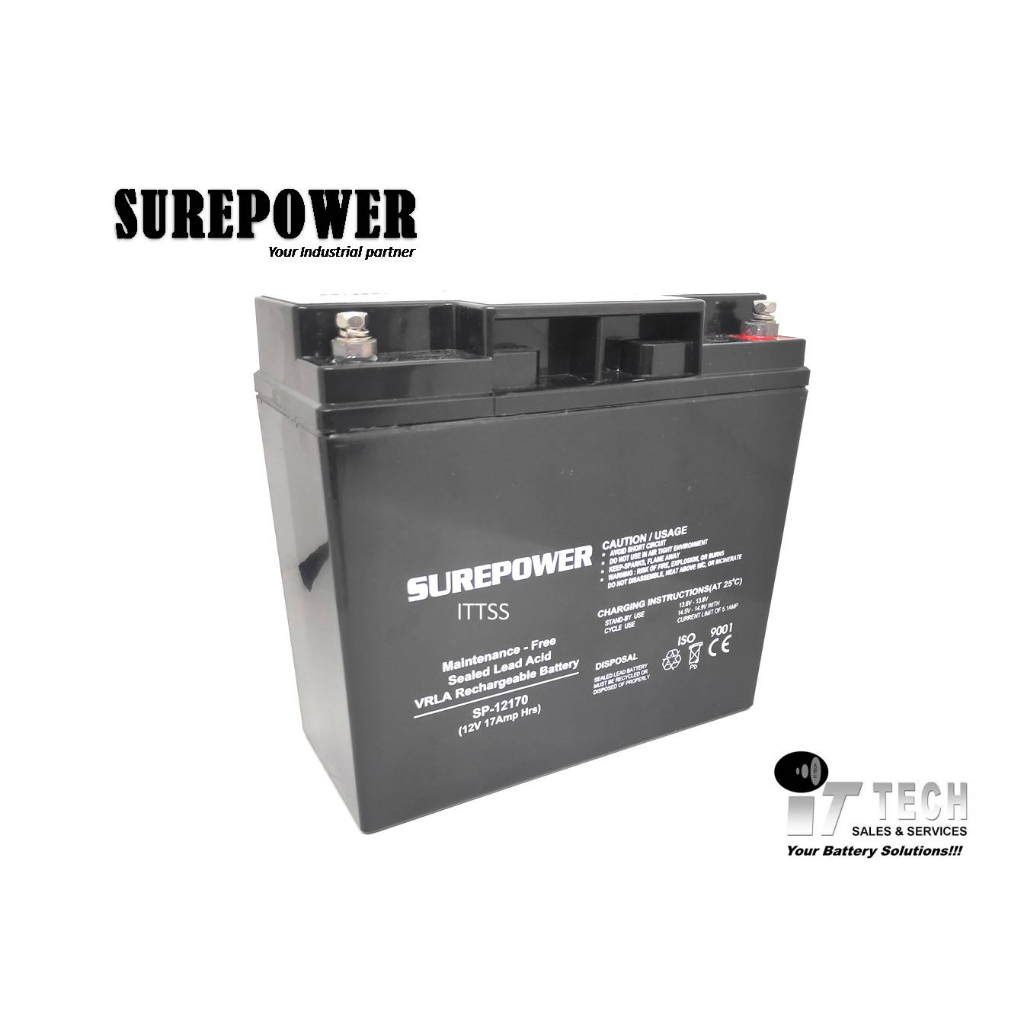 Premium Surepower V Ah Ah Sealed Lead Acid Battery For Electric