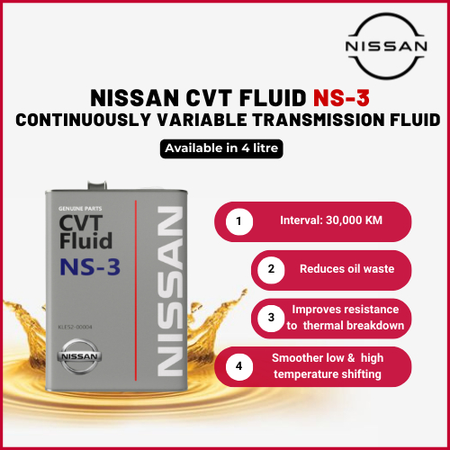 Nissan CVT Fluid NS 3 4L Minyak CVT NS 3 Suitable For Nissan Serena