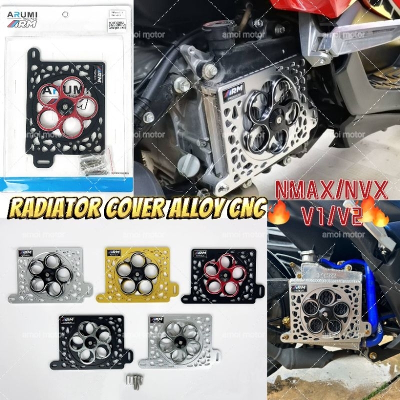 Nmax Nvx V V Radiator Cover Alloy Cnc Coolant Cover Nmax Nvx V V