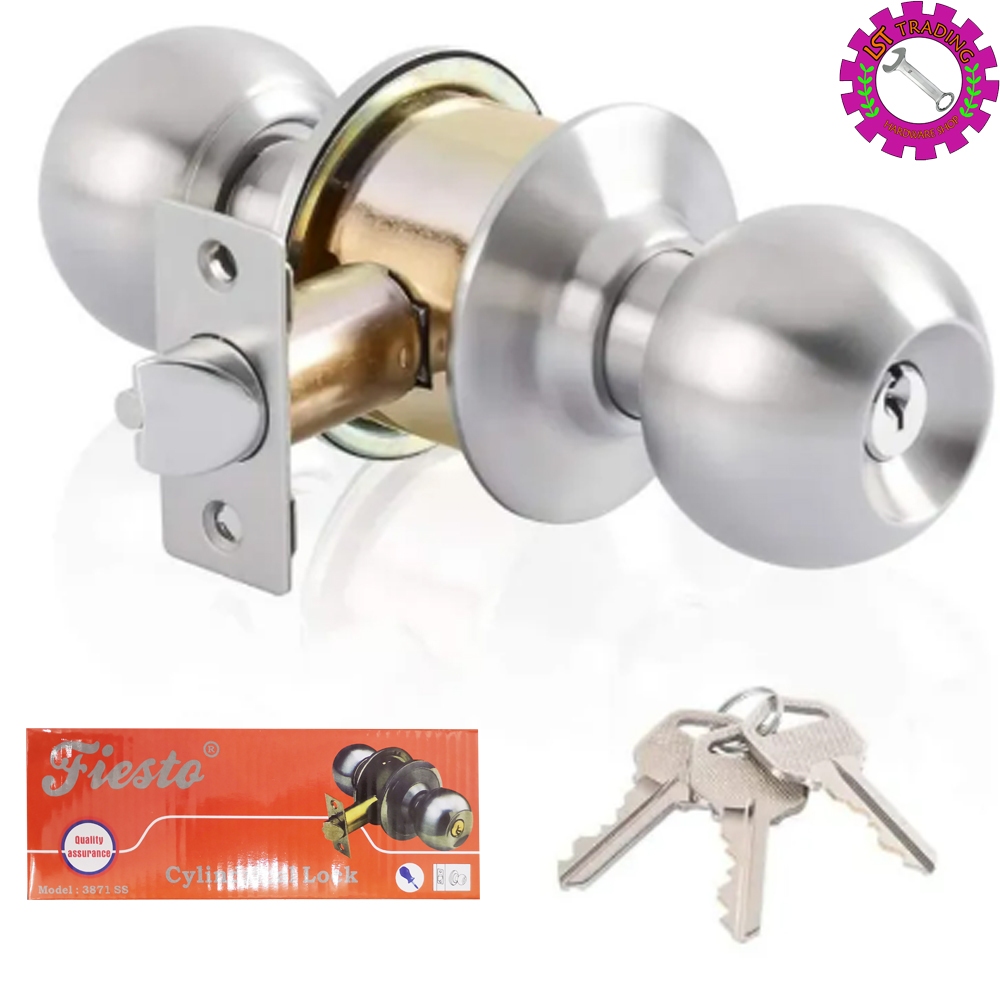 FIESTO CYLINDRICAL LOCK CYLINDRICAL DOOR LOCK TOMBO PINTU BULAT