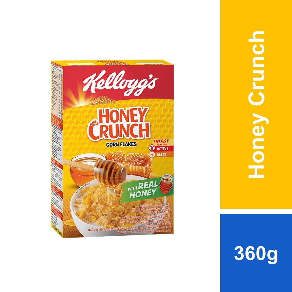 Kellogg S Honey Crunch Cornflakes 360g Shopee Malaysia