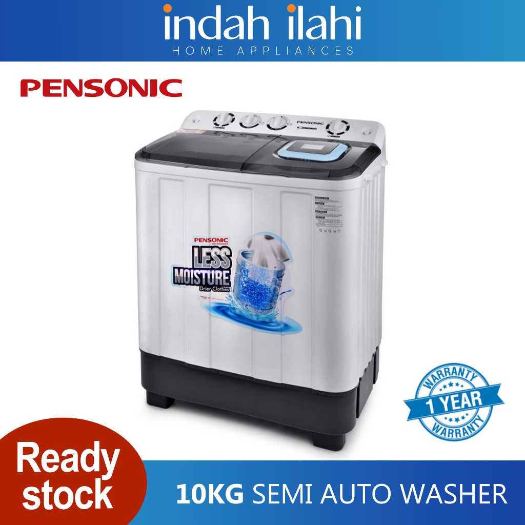 Pensonic 10KG Semi Auto Washing Machine PWS 1006 Shopee Malaysia