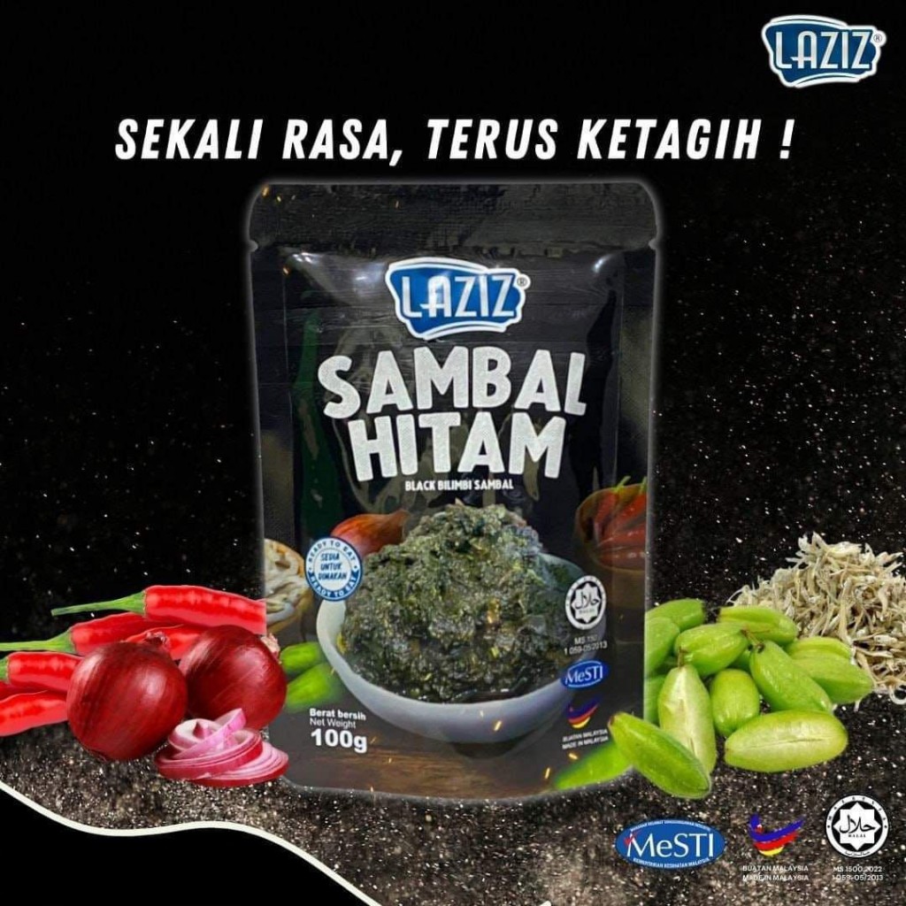 Laziz Sambal Hitam Belimbing Buluh Original Kuala Lipis Ori Pahang