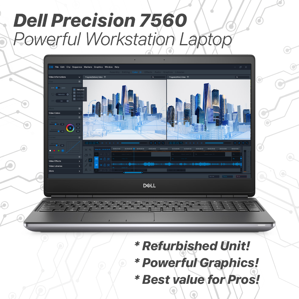 Refurbished Dell Precision Workstation Laptop Shopee Malaysia