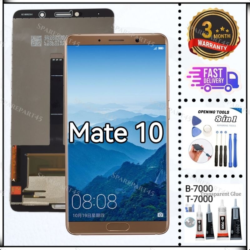 HW Mate 10 100 ORIGINAL Can Knock LCD Display Touchscreen Digitizer