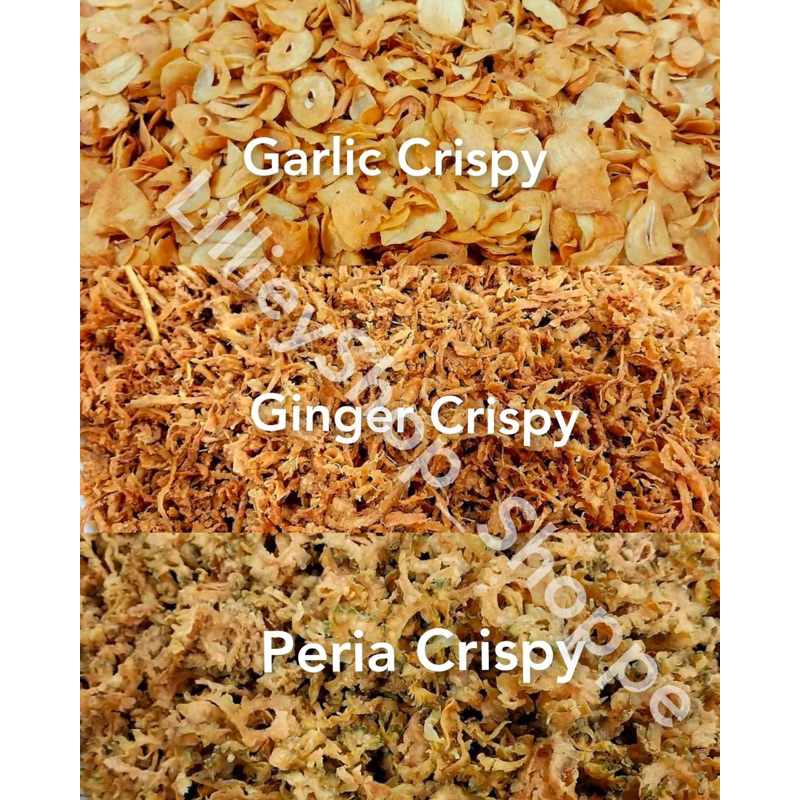 Garlic Crunchy Crispy Bawang Putih Rangup Crispy Serunding Halia