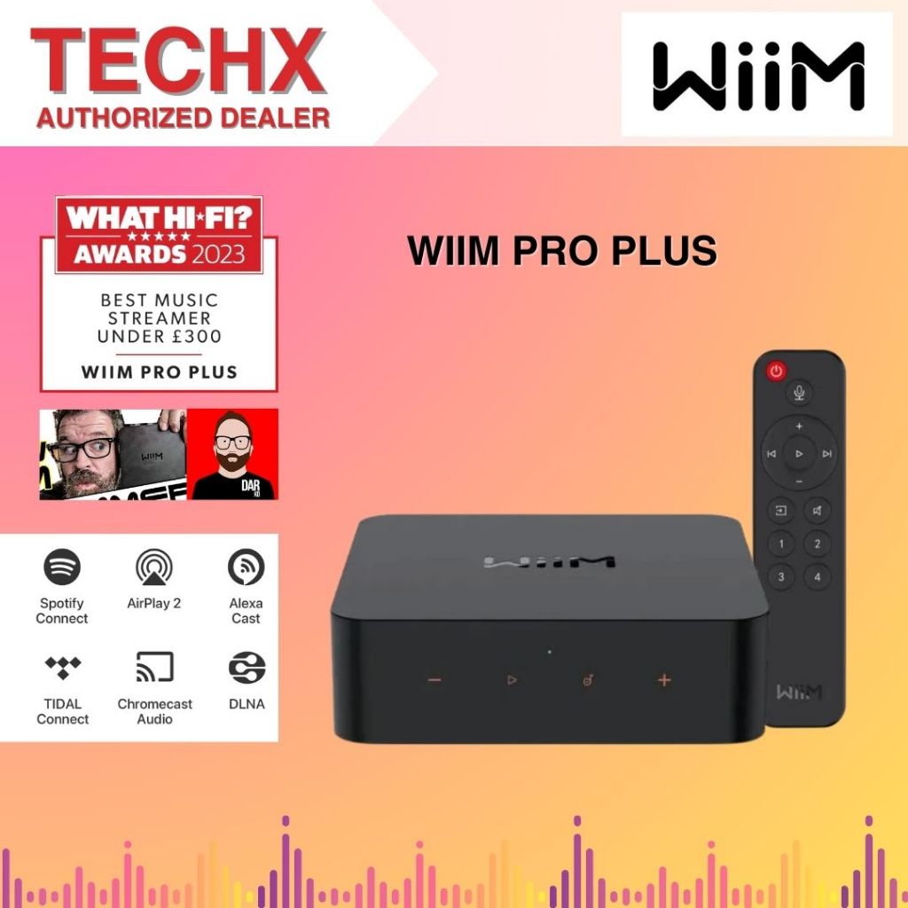 Wiim Pro Plus Airplay Receiver Chromecast Audio Multiroom Streamer