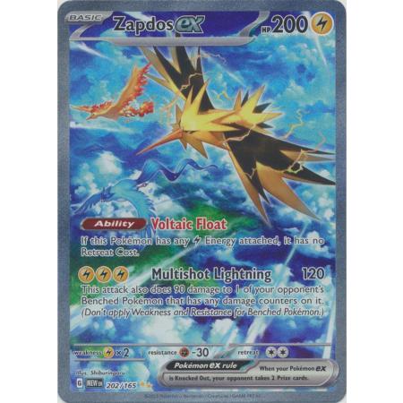 Pokemon Tcg Zapdos Ex Special Illustration Rare Shopee