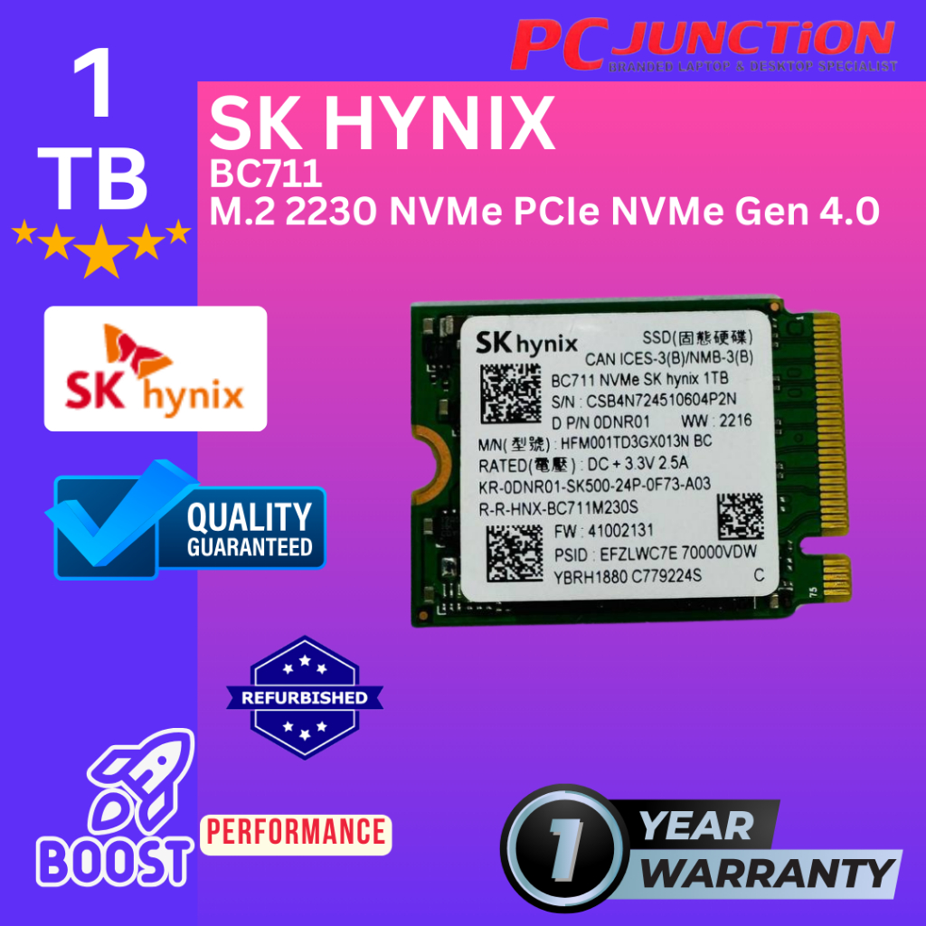 Tb Sk Hynix Bc M Nvme Pcie Nvme Gen Shopee Malaysia