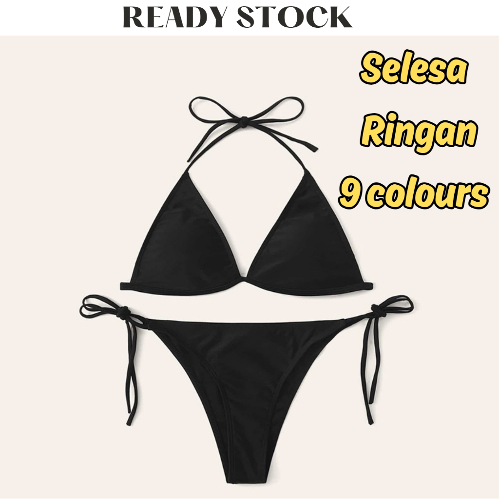 Women Bikini Set Lingerie Swimwear Swimsuit Beachwear Shopee Malaysia
