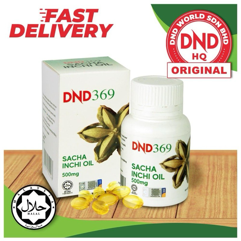 Dnd Sacha Inchi Oil Softgel Botol X Biji Shopee Malaysia