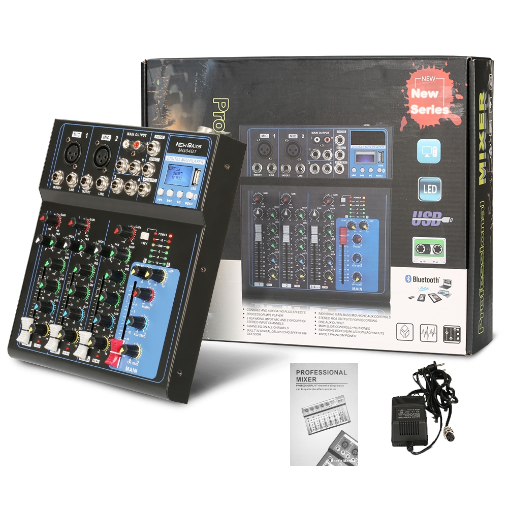 New Baxs Channels Audio Mixer X X Mg Bt Mg Bt Shopee