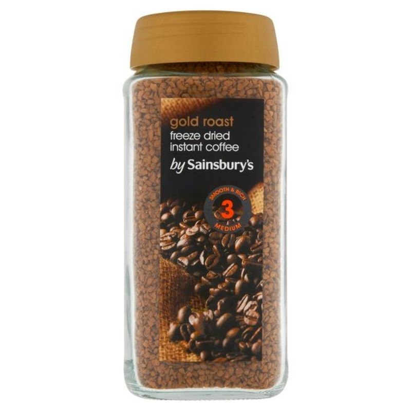 BRITISH PRODUCT Sainsbury S Gold Roast Decaffeinated Freeze Dried