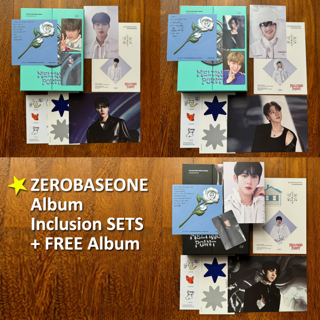 Official Zerobaseone Zb Melting Point Pc Photocard Album Inclusions