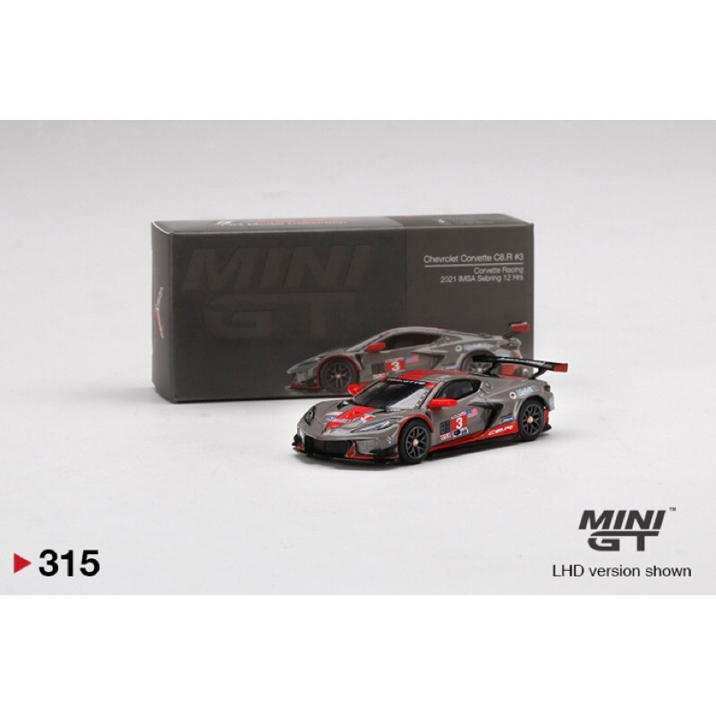 315 MINI GT Chevrolet Corvette C8 R 3 Corvette Racing 2021 IMSA