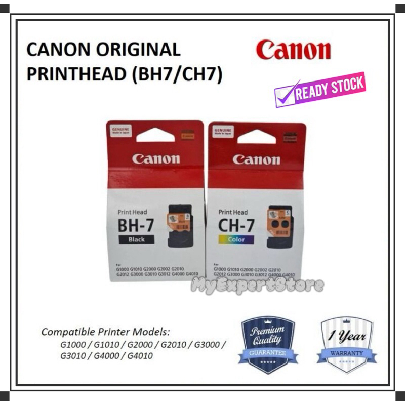 Canon Print Head QY6 8003 CA91 BH 7 Black Or QY6 8019 CA92 CH 7 Color