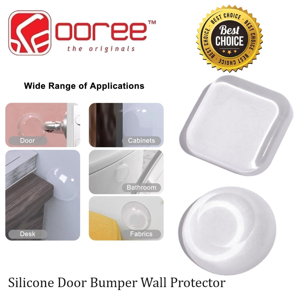 Silicone Door Bumper Wall Protector Door Handle Anticollision Pad