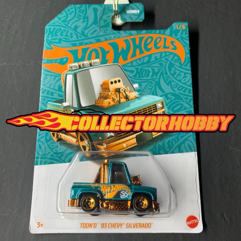 Hot Wheels Anniversary 56th Toon D 83 Chevy Silverado Shopee Malaysia