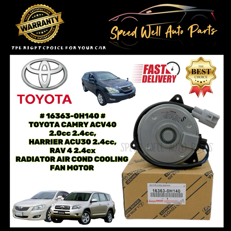 Toyota Camry Acv Harrier Acu Rav With Wire Radiator Air Cond