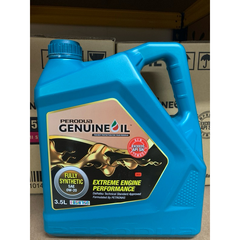 Perodua Fully Synthetic API SM 0W 20 3 5L Engine Oil For All Perodua