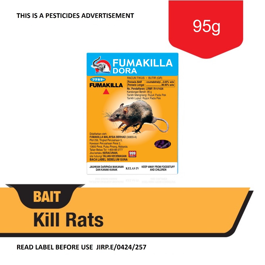 FUMAKILLA Dora Rat Killer Shopee Malaysia