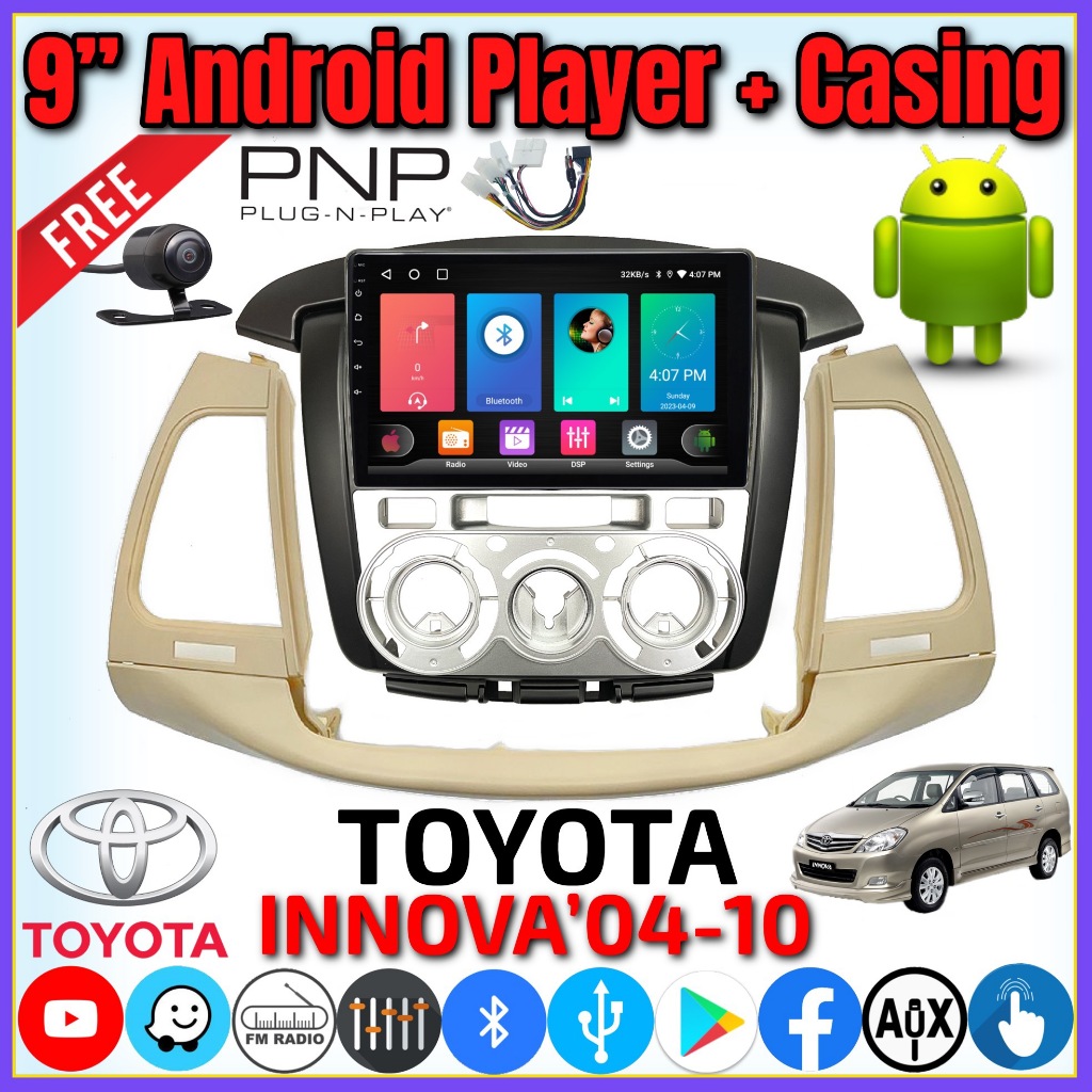 Toyota Innova Gb Ram Gb Rom Android Car Player Ips