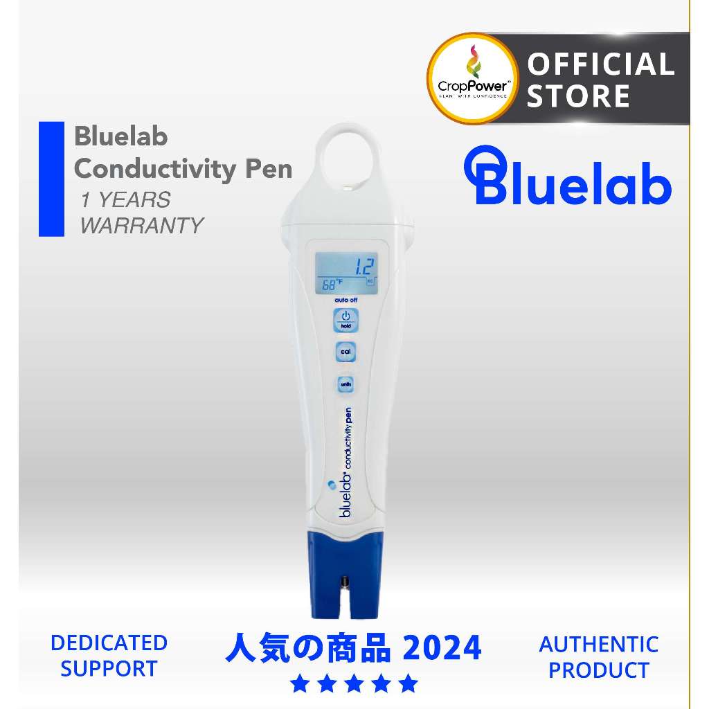 BLUELAB EC CONDUCTIVITY PEN MEASURES NUTRIENT AND TEMPERATURE IN