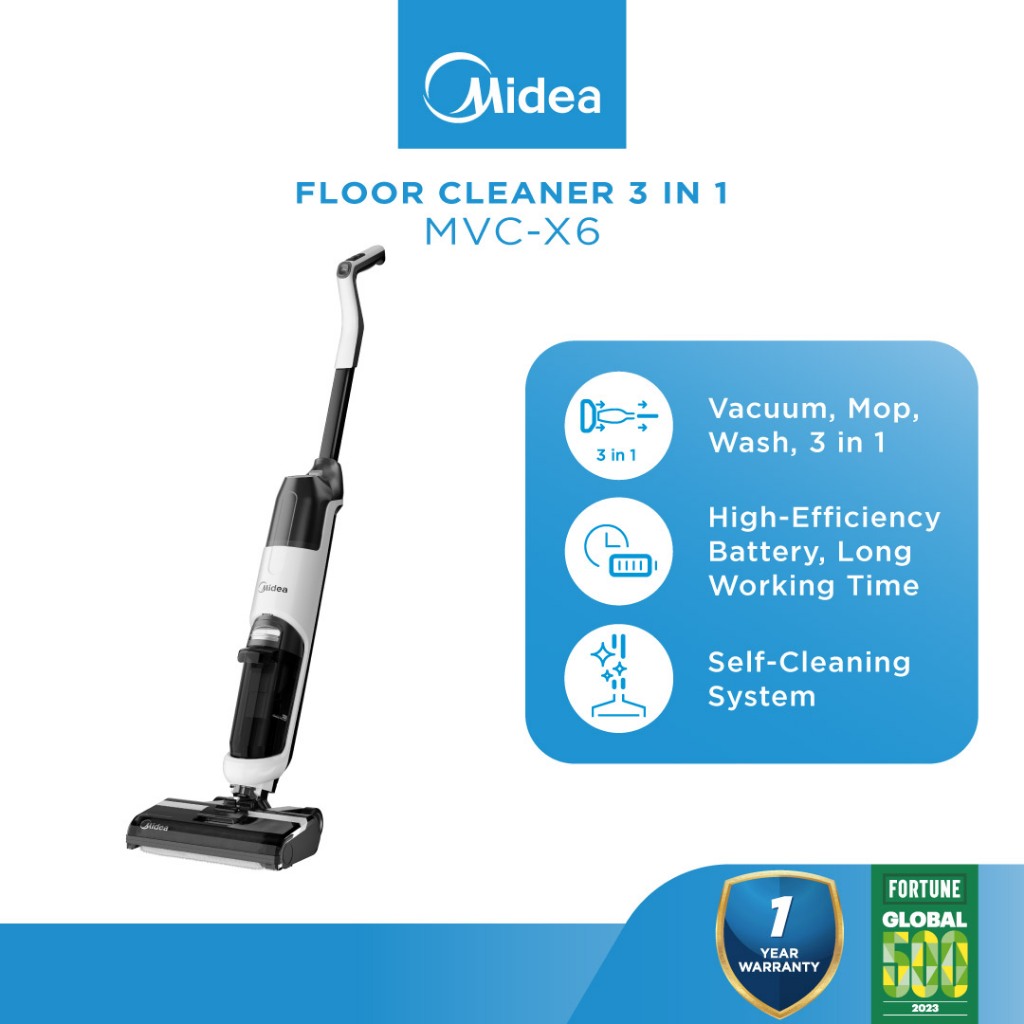 Midea Mvc X Floor Cleaner In Wet Dry Cordless Vacuum Cleaner