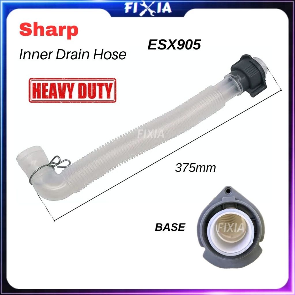 Heavy Duty Sharp ESX905 ESX 905 Washing Machine Inner Pipe Drain Hose