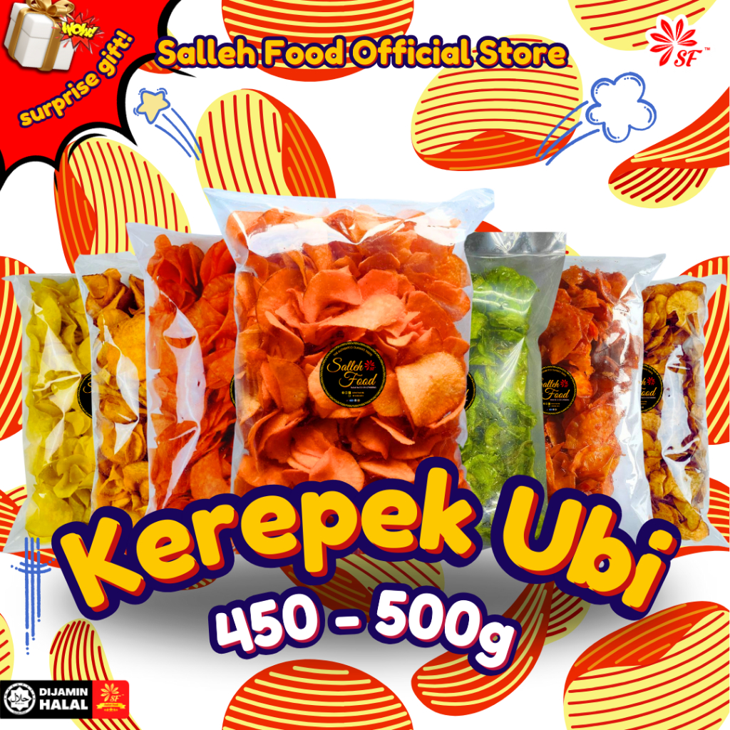 Kerepek Ubi Pelbagai Perisa Cassava Chip Gram Shopee Malaysia