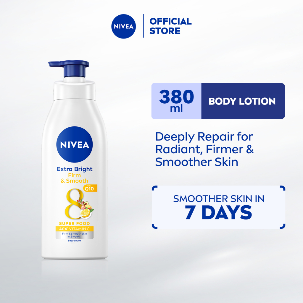 Nivea Body Extra Bright Firm Smooth Lotion Body Care Moisturized