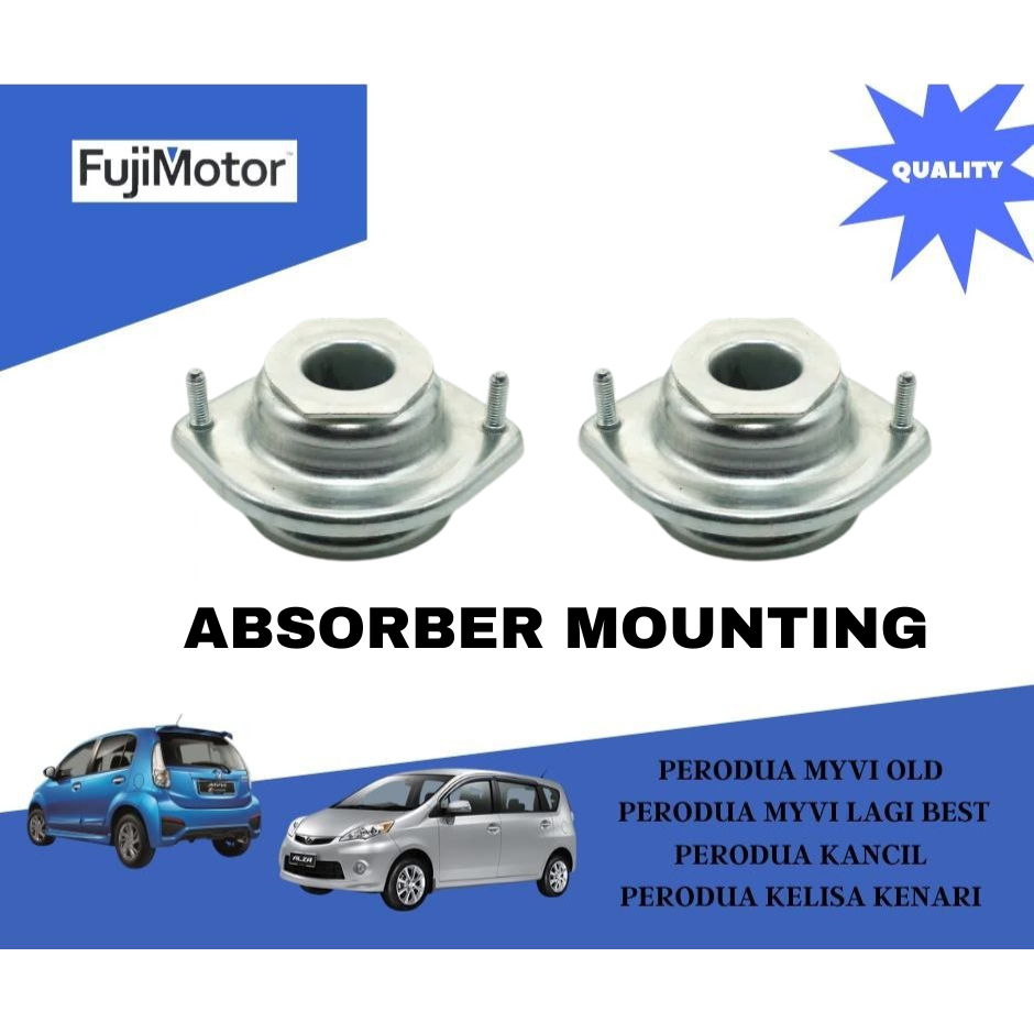 Fujimotor Absorber Mounting Perodua Myvi Kancil Kelisa Kenari Viva