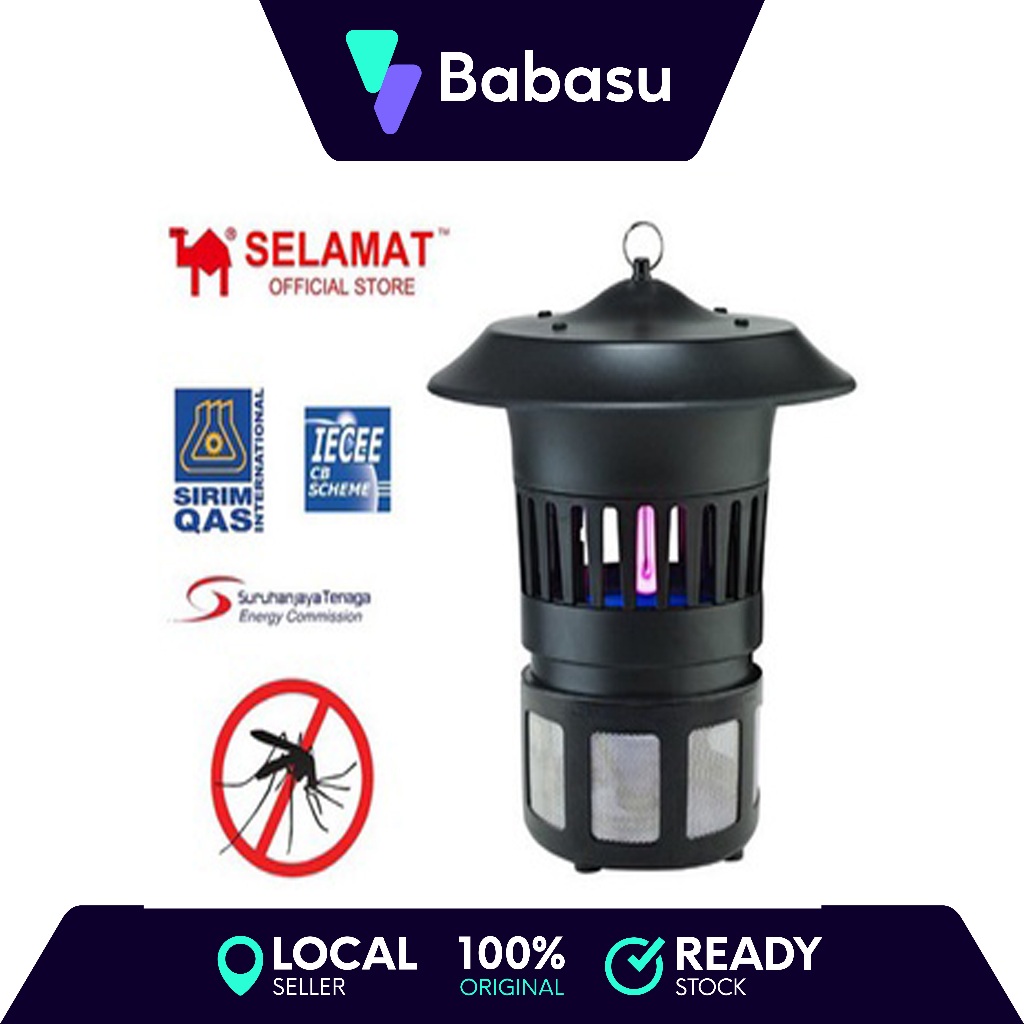 SELAMAT Non Toxic Indoor Mosquito Killer Lampu Pembunuh Nyamuk Electrik