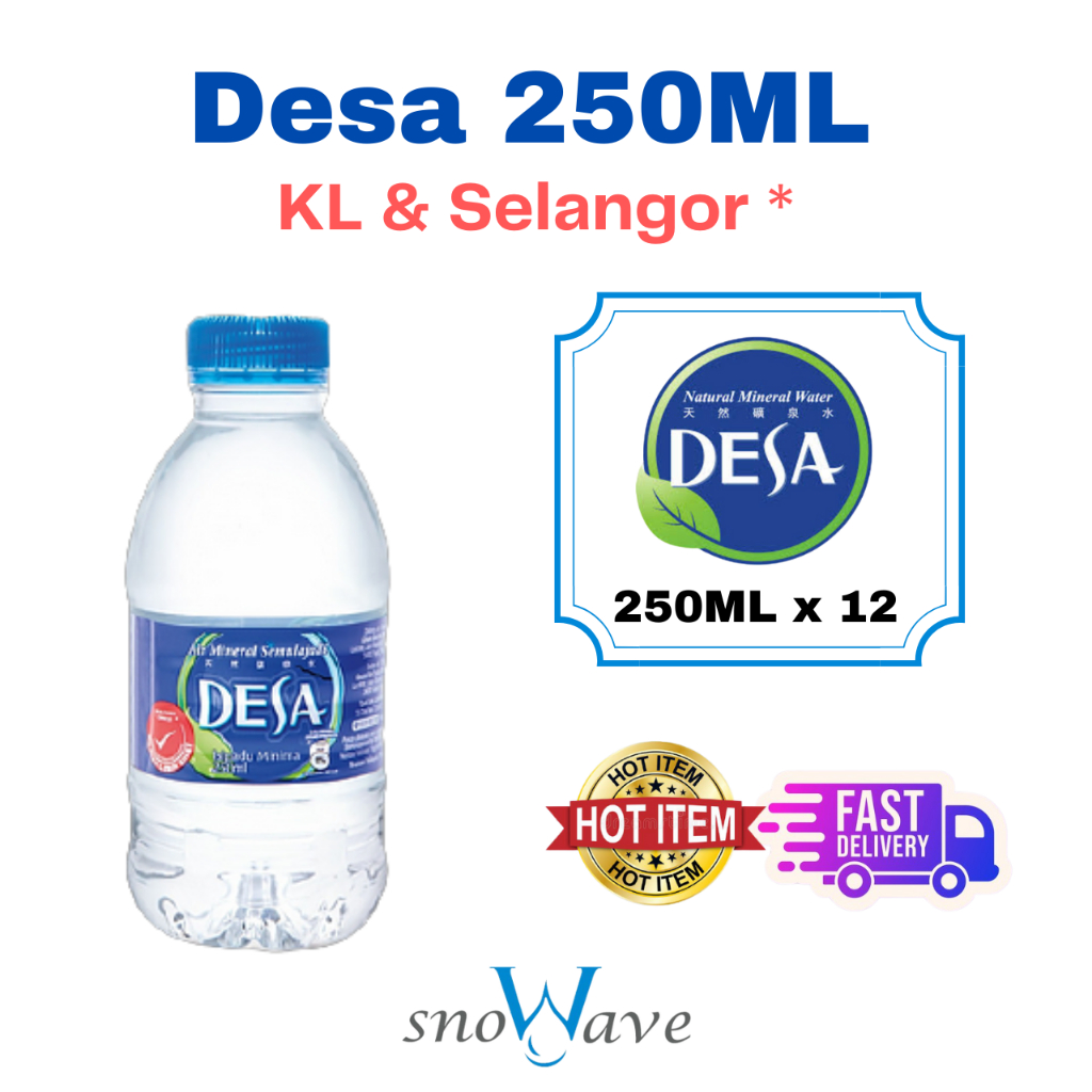 Desa Natural Mineral Water 250ML 4 6 Ctn Shopee Malaysia