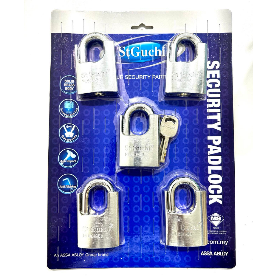 St Guchi Padlock Sgpl Security Guarded Anti Cut Anti Rust Key