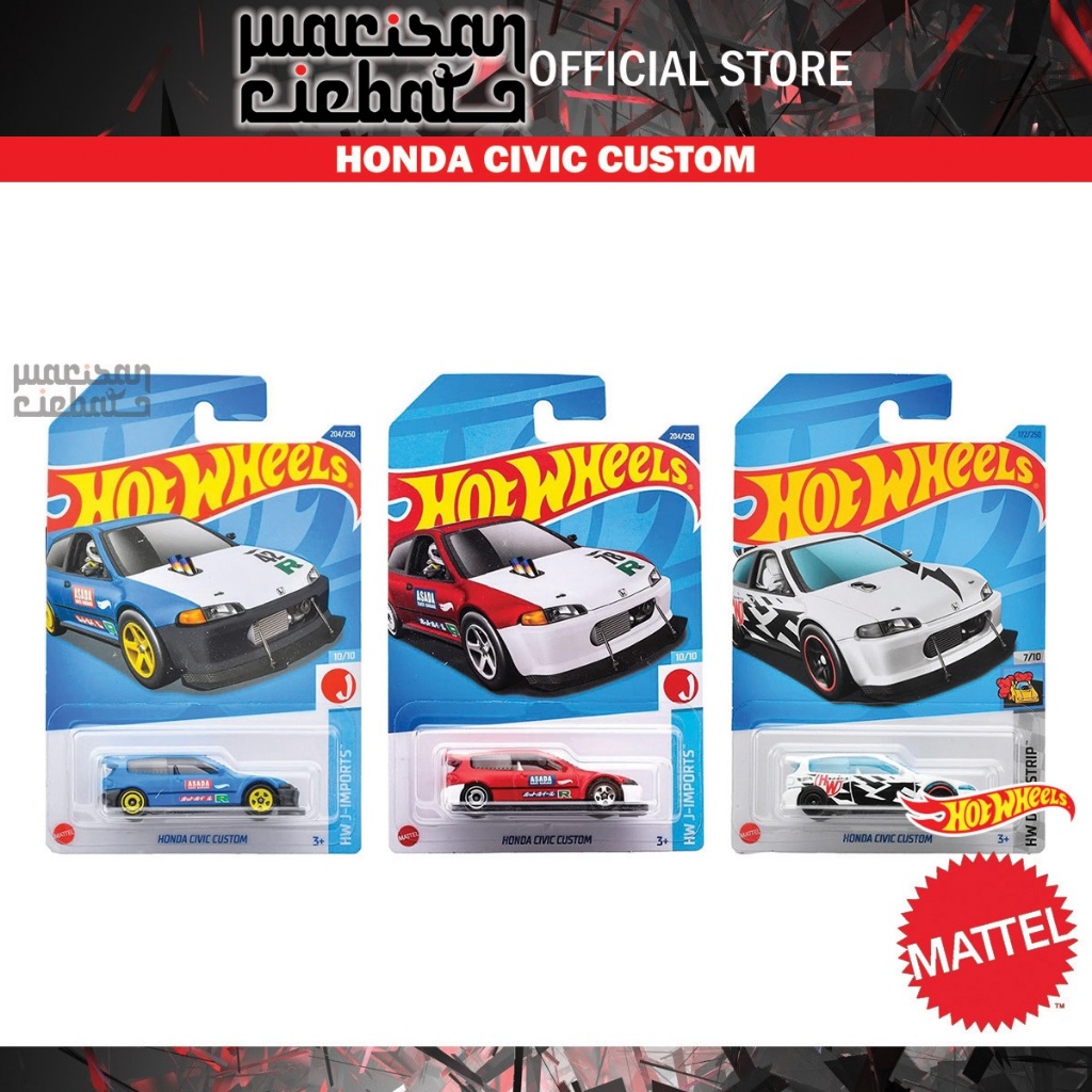 Hot Wheels Honda Civic Custom Shopee Malaysia