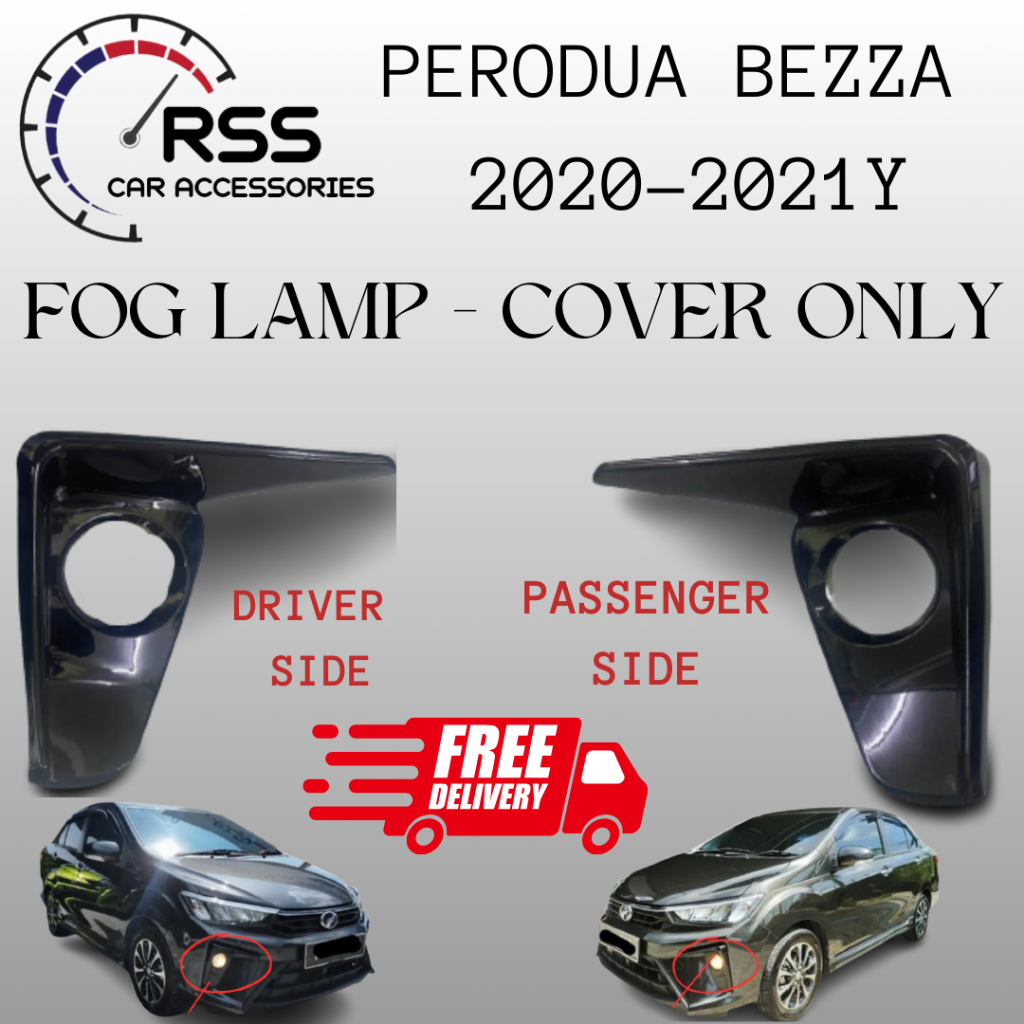 Perodua Bezza Fog Lamp Oem Cover Black Left Shopee Malaysia